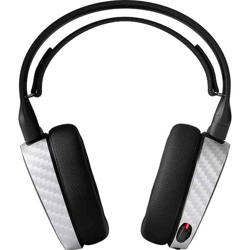 White Carbon Fiber Specialty Texture Material SteelSeries Arctis 3 Skin